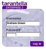 Logging in to Tarantella from a web browser